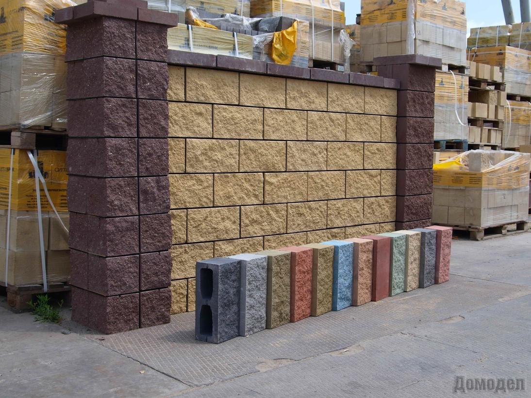Стены из силикатно-бетонных блоков