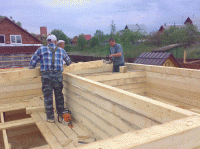 Стройка домов из бруса