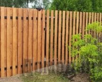 Строим комбинированный забор на даче