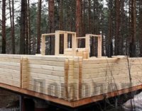 Строительство домов из двойного бруса в зимний период!