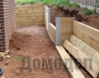 Строительство подпорных стен на садовом участке с уклоном