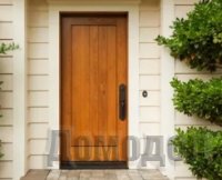 Как выбрать деревянную входную дверь